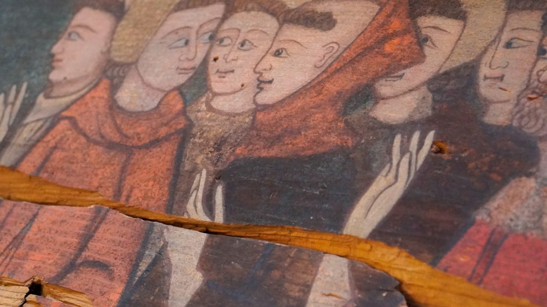 Alfonso X: El legado de un rey precursor. Conjunto de tablas procedentes de la Bajada del Pozo Amargo. #Toledo . Siglo XIII. Restauradas por la Junta de Comunidades de Castilla-La Mancha