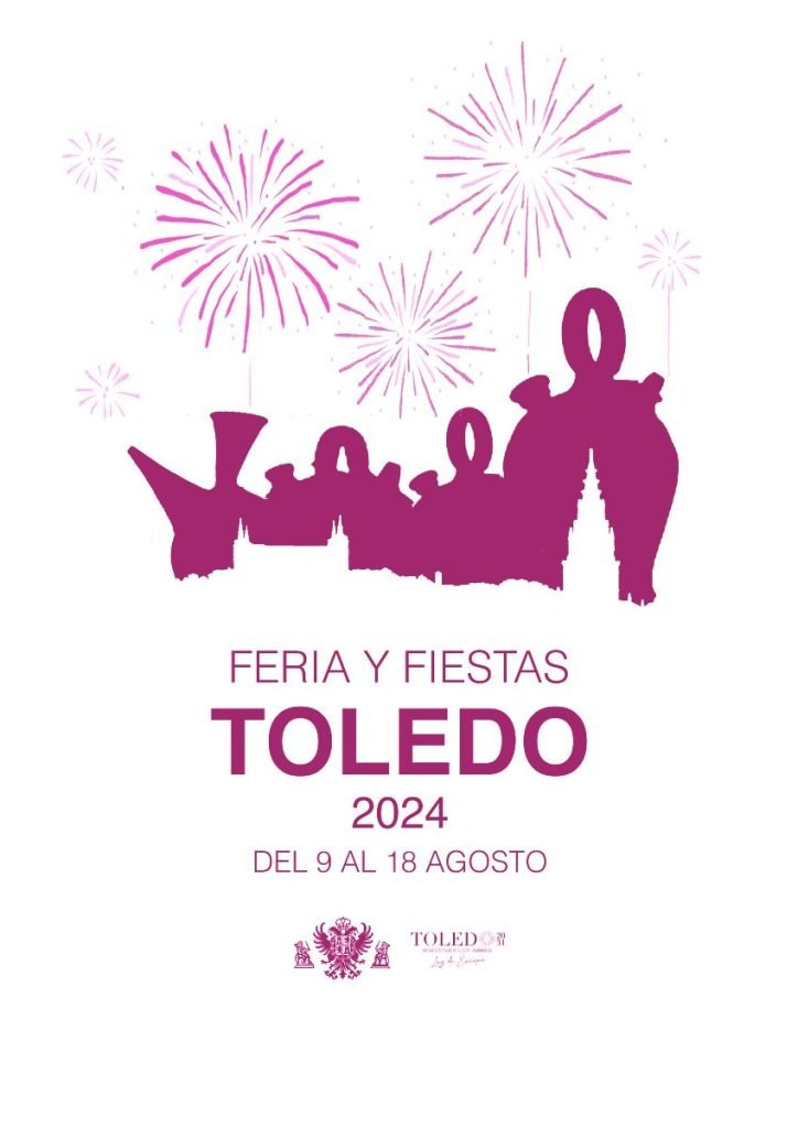 Cartel Feria y Fiestas de Toledo 2024, por Laura Valencia de la Calle